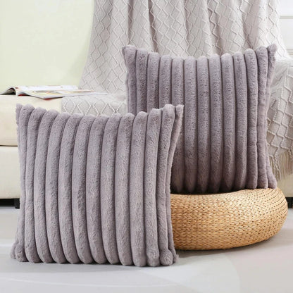 Housse de coussin polaire , salon chambre